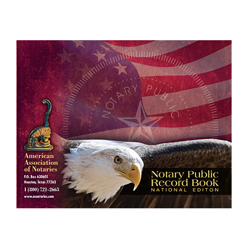 Pennsylvania Notary Public Record Book (Journal ) - Eagle & U.S. Flag Cover